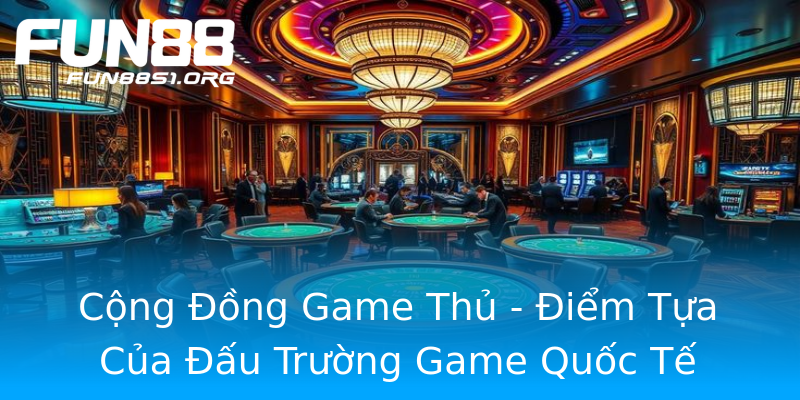 Cộng Đồng Game Thủ - Điểm Tựa Của Đấu Trường Game Quốc Tế Cộng Đồng Game Thủ - Điểm Tựa Của Đấu Trường Game Quốc Tế