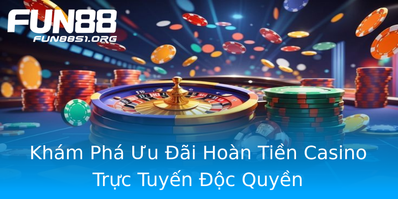 Khám Phá Ưu Đãi Hoàn Tiền Casino Trực Tuyến Độc Quyền Khám Phá Ưu Đãi Hoàn Tiền Casino Trực Tuyến Độc Quyền